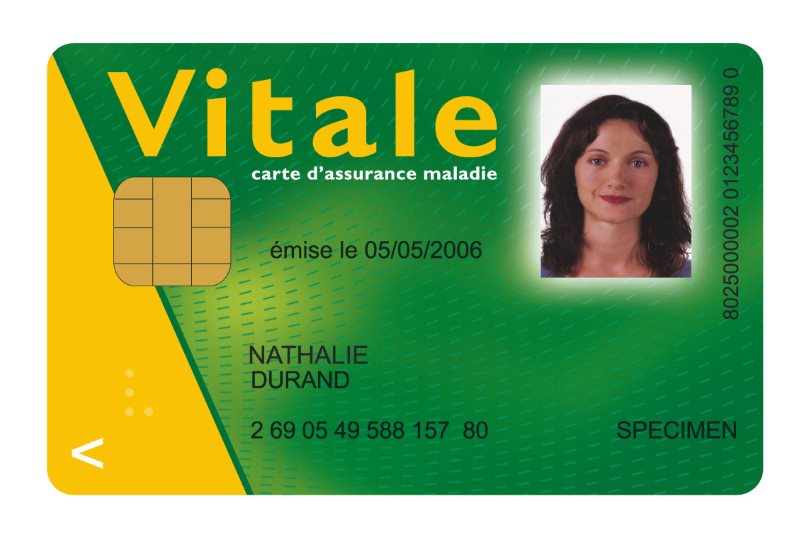 Carte Vitale pour remboursement frais médicaux